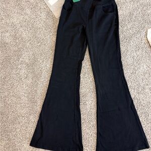 Halara High Waist Flare Pants Soft Stretch Pockets Size S